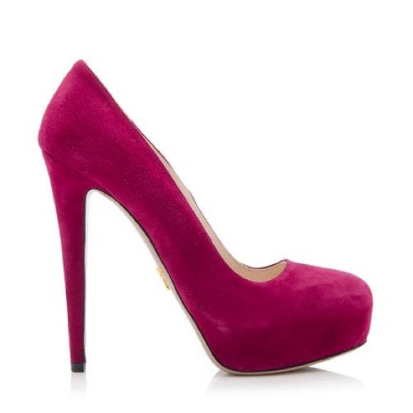 hot pink prada heels